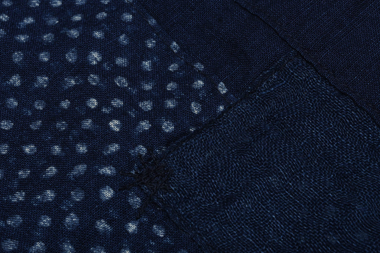 BLUE BLUE JAPAN INDIGO PATCHED BLANKET