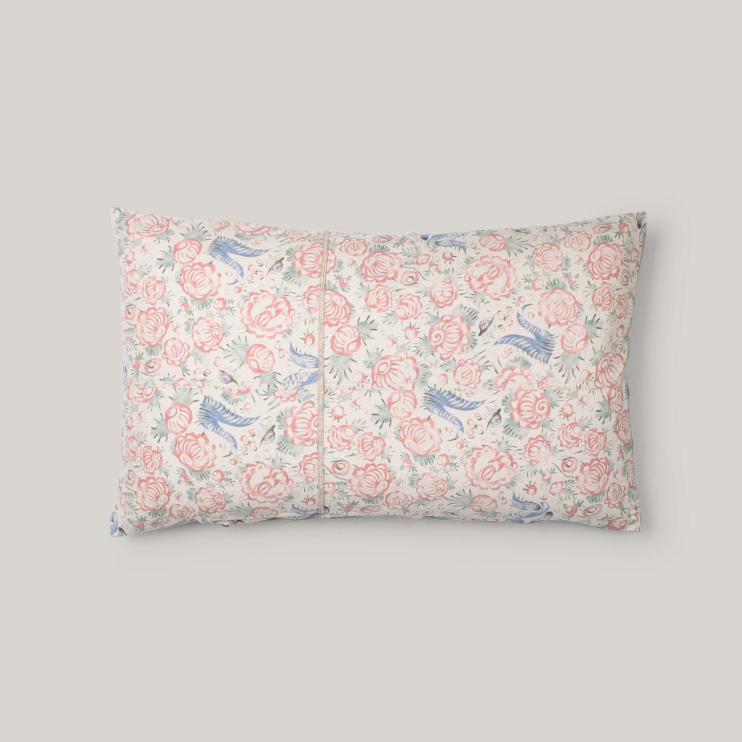 BASSHU LONG FEATHER CUSHION - FLORAL