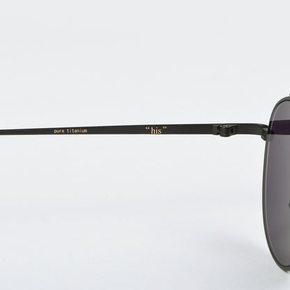 BUDDY OPTICAL HIS TITANIUM SUNGLASSES - MATTE BLACK