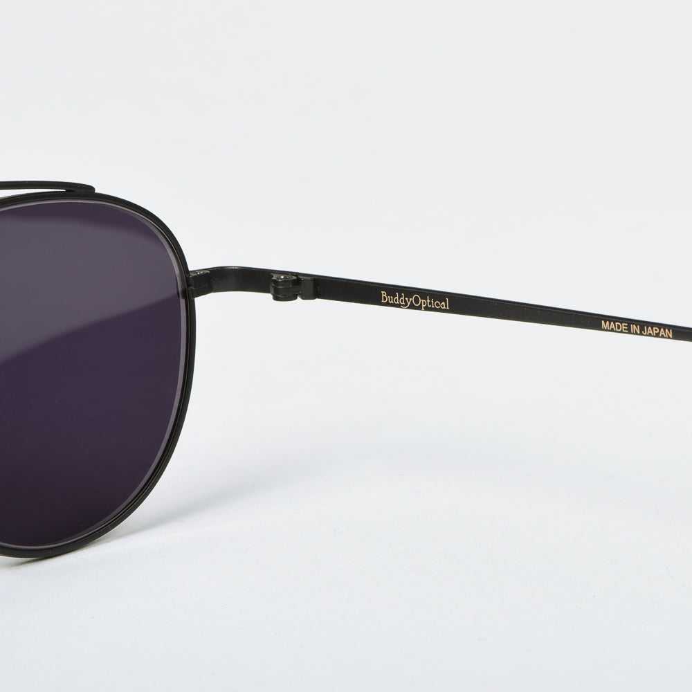 BUDDY OPTICAL HIS TITANIUM SUNGLASSES - MATTE BLACK