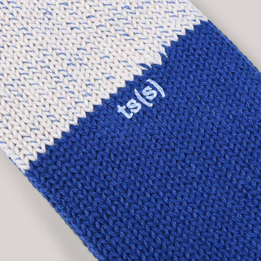 TS(S)  UNPAIRED COTTON RIB SOCK (SINGLE) - ROYAL BLUE