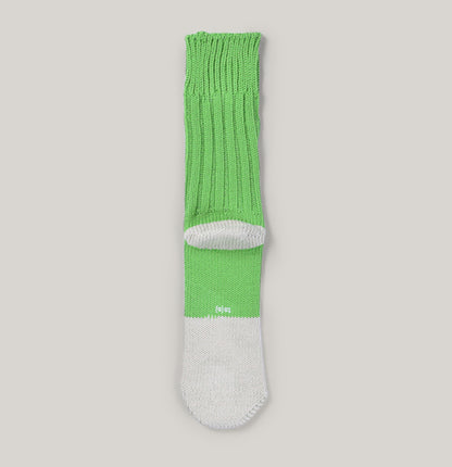 TS(S) UNPAIRED COTTON RIB SOCK (SINGLE) - GREEN