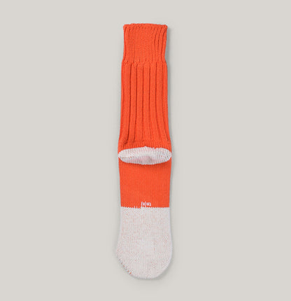 TS(S) UNPAIRED COTTON RIB SOCK (SINGLE) - ORANGE
