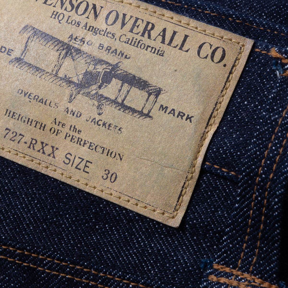 Stevenson Overall Co. 727 La Jolla Japanese Selvedge Denim 