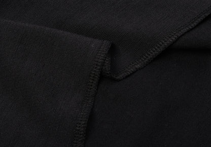 HEIMAT MERINO RAGLAN LONG SLEEVE TEE - SCHWARZ