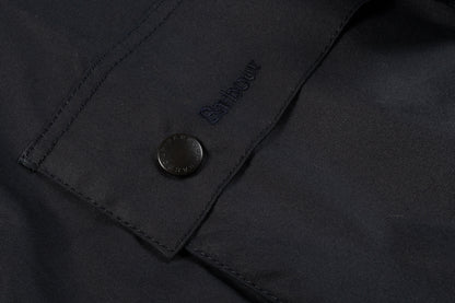 BARBOUR ASHBY WAXED JACKET - NAVY