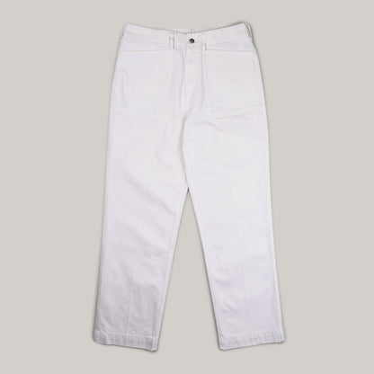 KNICKERBOCKER TWILL DECK PANT - NATURAL