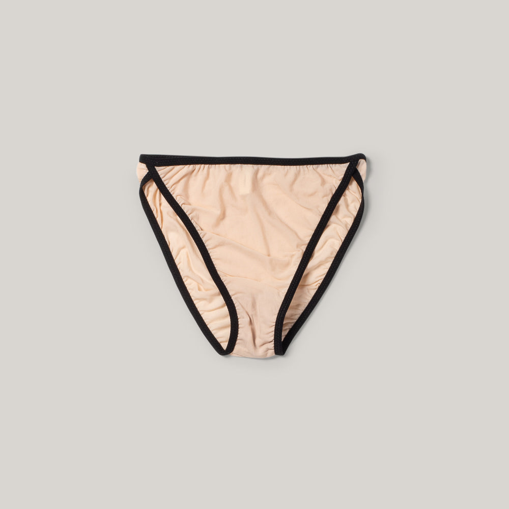 KYE INTIMATES MIES BRIEF - BLACK + ECRU