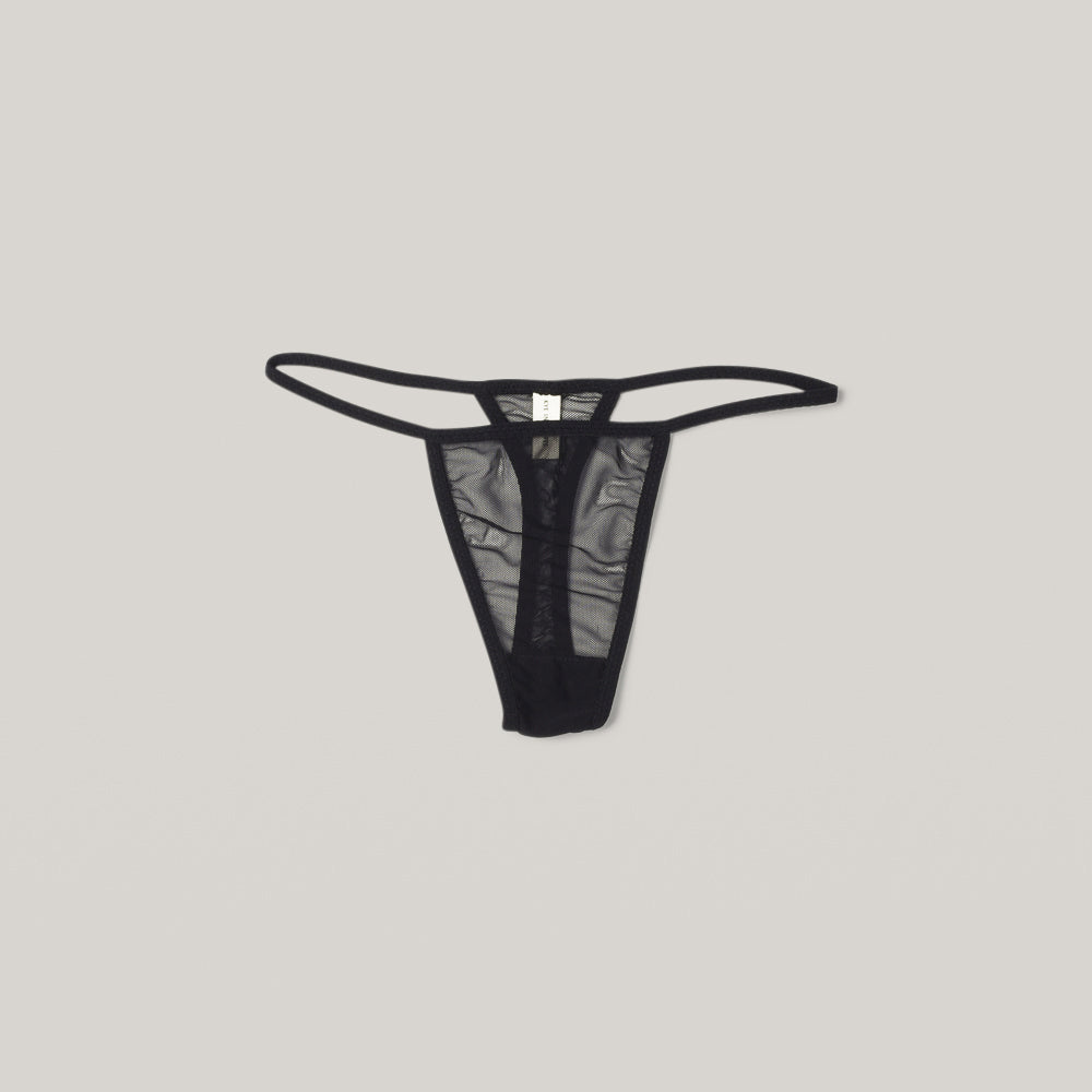 KYE INTIMATES STANDARD THONG - BLACK