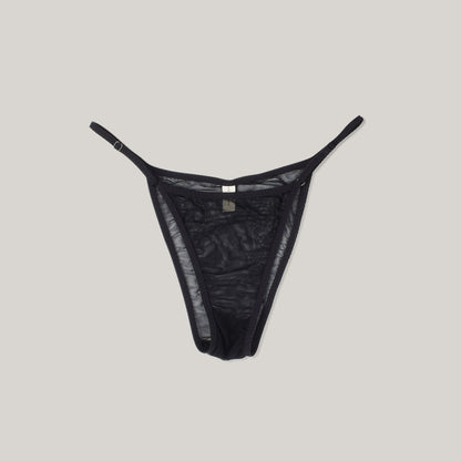 KYE INTIMATES ESSENTIAL STRING BIKINI - BLACK