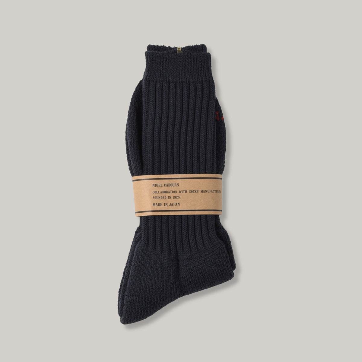 NIGEL CABOURN PILE SOCKS - NAVY