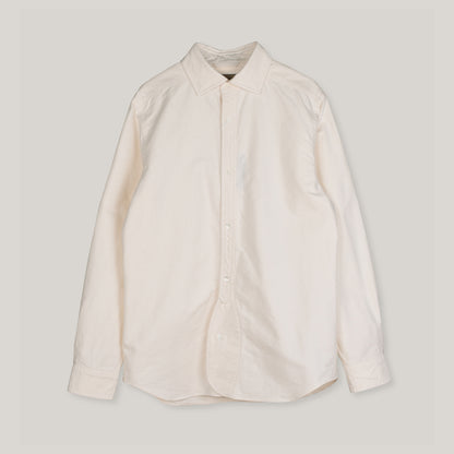 NIGEL CABOURN MAINLINE BRITISH OFFICERS SHIRT - WHITE