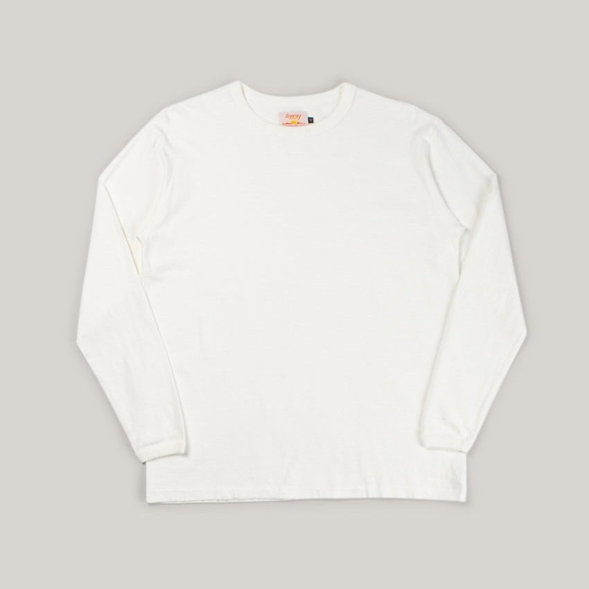 SUNRAY SPORTSWEAR HALEIWA LS T-SHIRT - OFF WHITE