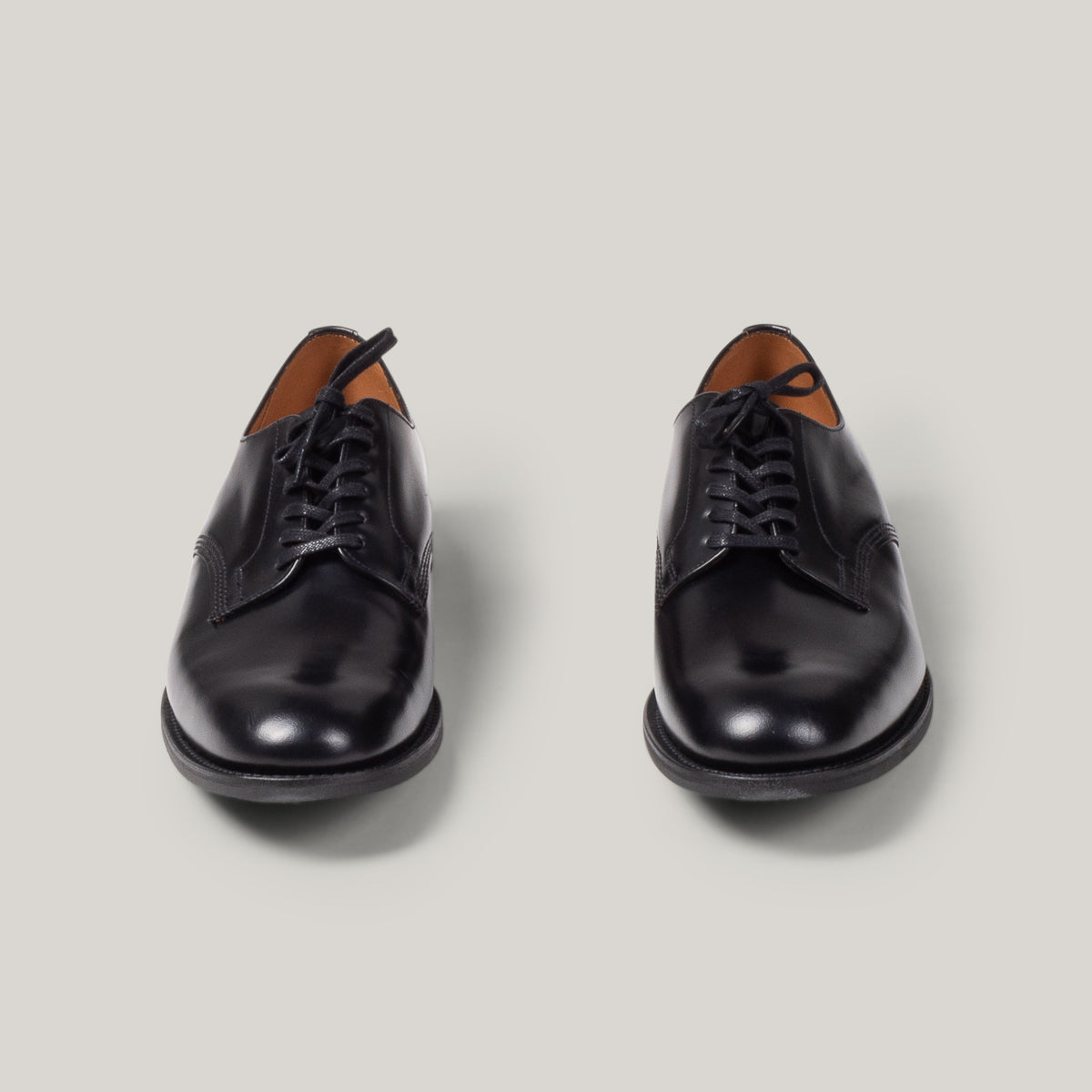 SANDERS MILITARY DERBY SHOE - BLACK