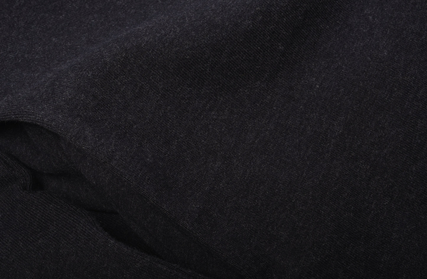 SNOW PEAK RECYCLED COTTON HEAVY DRESS - BLACK