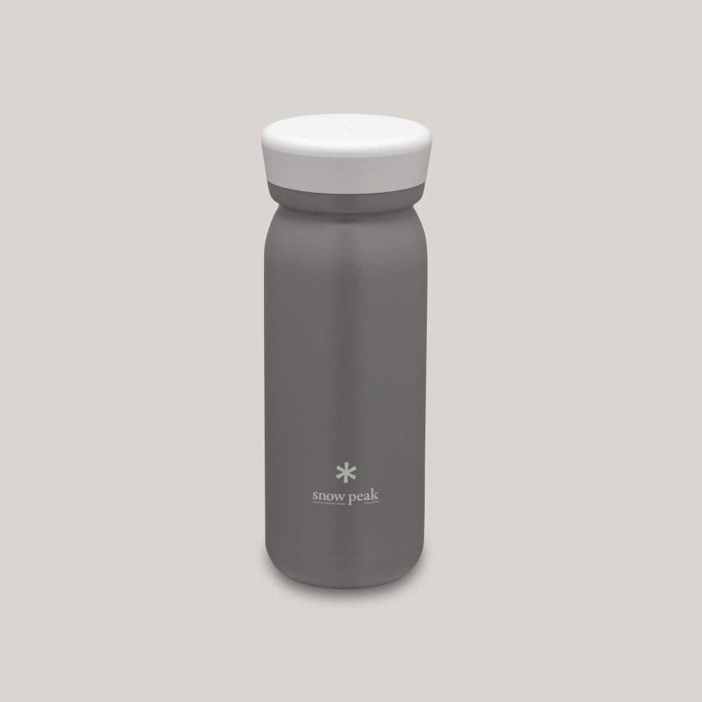 SNOW PEAK STAINLESS VACUUM BOTTLE MILK 500 - ASH