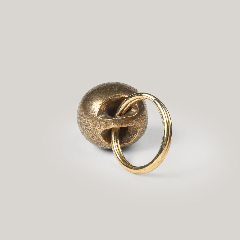 TENDER CO. LOST WAX CAST BRASS BALL KEYCHAIN