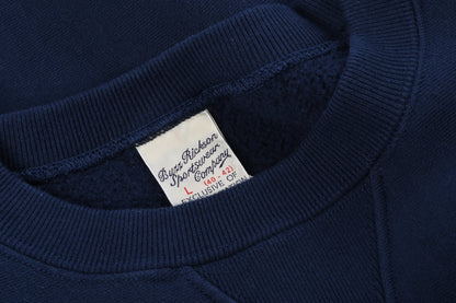 BUZZ RICKSON'S 'COAST GUARD' HORIZONTAL KNIT SWEATSHIRT - NAVY