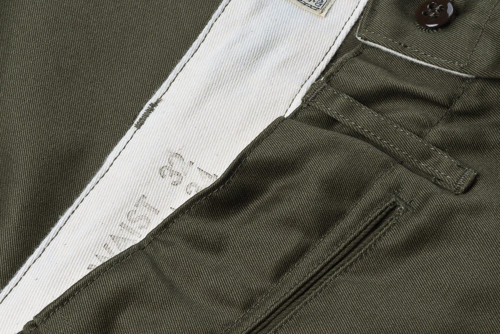 BUZZ RICKSON ORIGINAL SPEC CHINOS - OLIVE