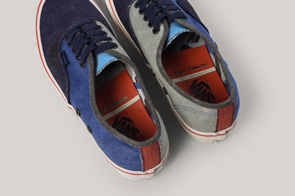 VANS VAULT X NIGEL CABOURN OG AUTHENTIC LX - CRAZY NAVY MIX