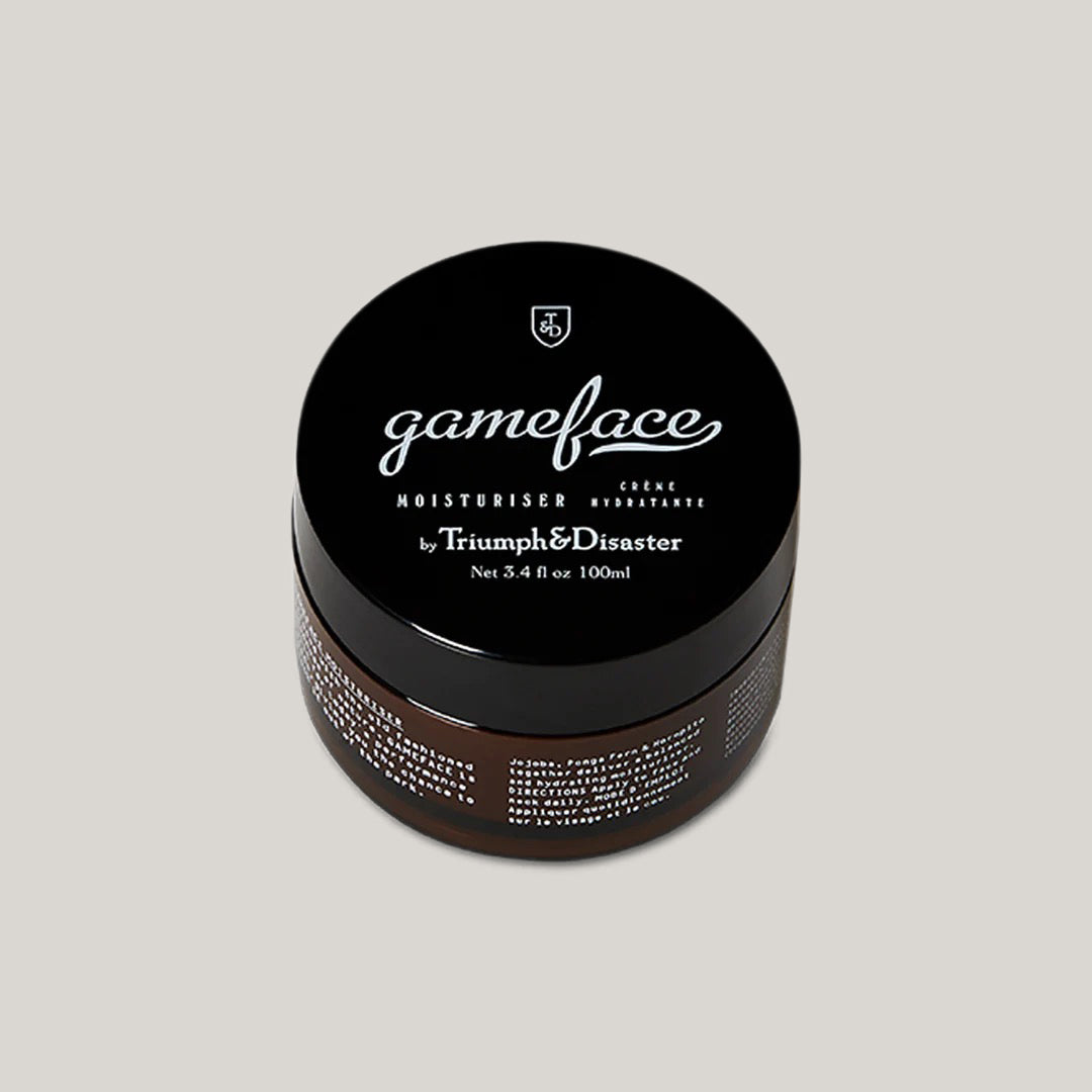 T&D GAMEFACE MOISTURISER 100ml JAR