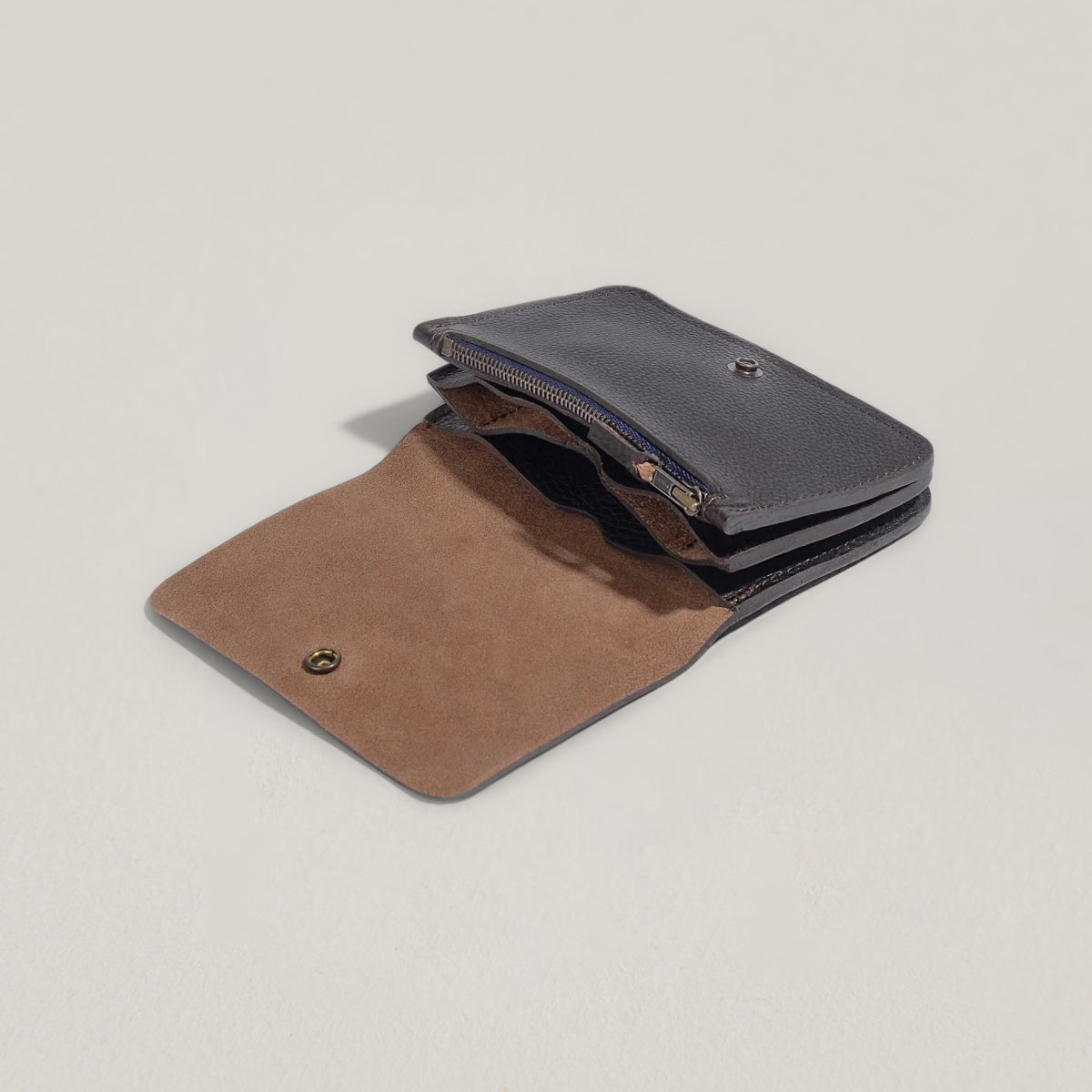 BLEU DE CHAUFFE GRISBI WALLET - MARRON BRUN