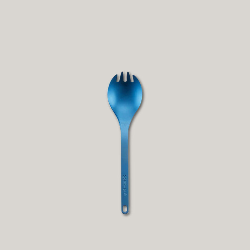SNOW PEAK TITANIUM SPORK - BLUE